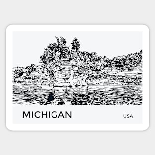 Michigan USA Sticker